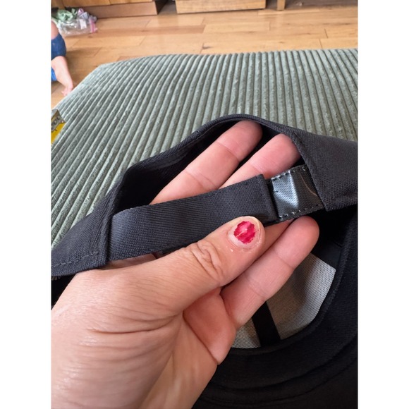 Adidas AEROREADY Baseball Cap Black Logo Sportswear Adjustable Strap - Picture 4 of 7